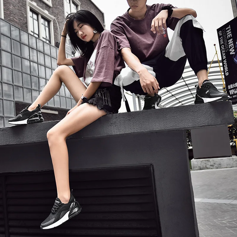 Новое поступление, модные мужские кроссовки c воздушными подушками и Flyknit Tech Zapatos Para Corner, дышащие легкие демпфирующие мужские повседневные туфли