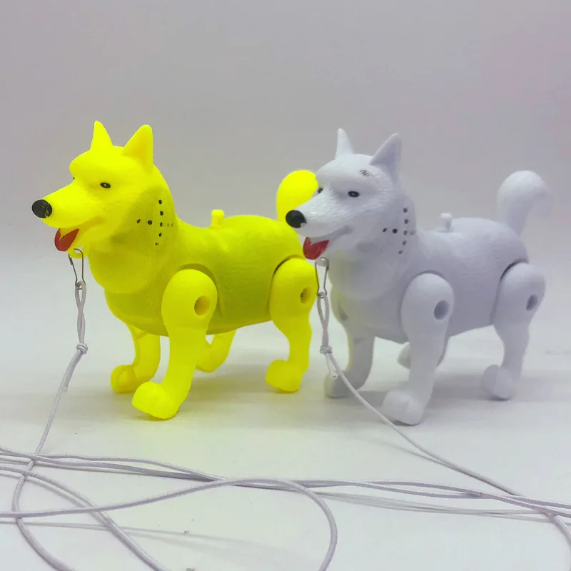 Leashing Wolf Dog светящаяся музыка электрическая собака ползает животное универсальная Собака детская игрушка