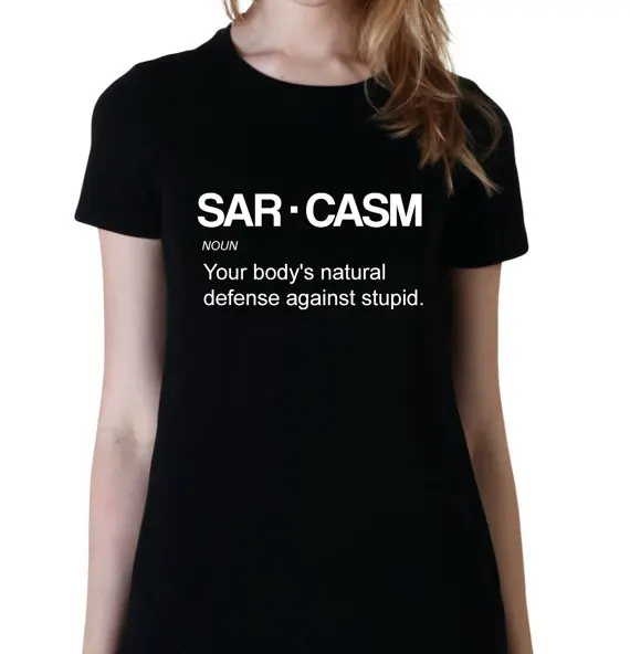 Новинка 2017 модная трендовая хипстерская женская футболка в стиле Instagram SARCASM