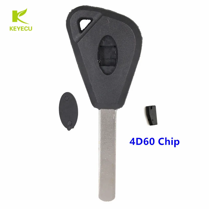 KEYECU Новый необработанный транспондер чип зажигания 4D60 Автомобильный ключ для