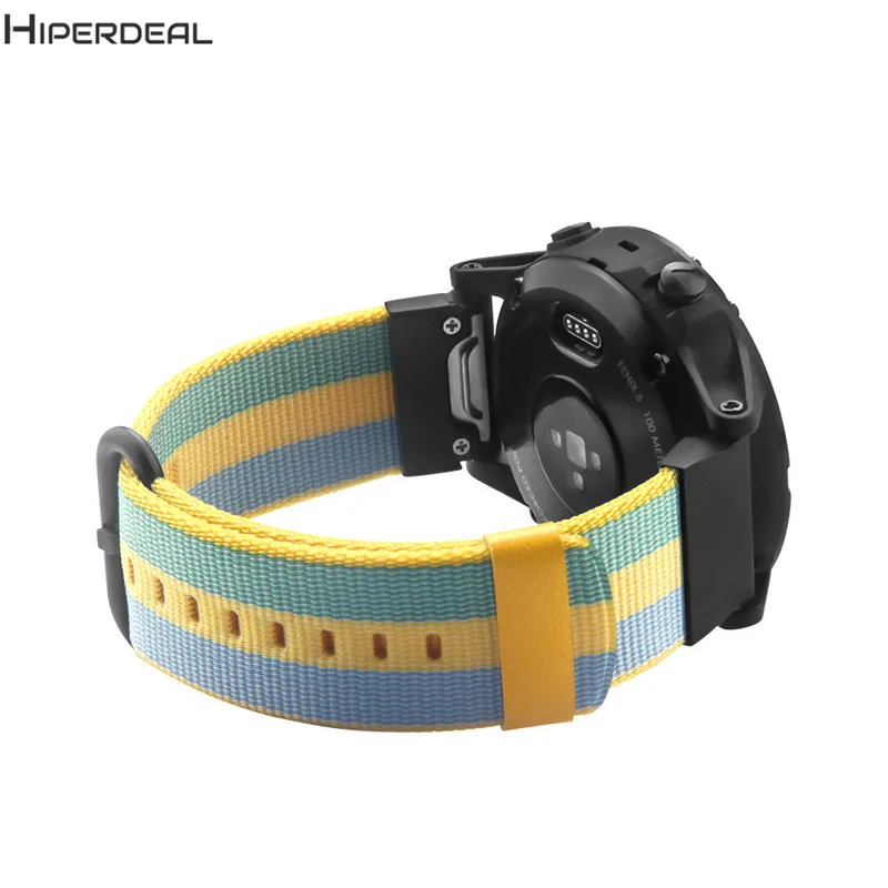 Аксессуар HIPERDEAL быстросъемный нейлоновый ремешок для Garmin Fenix 5 forerunner935 тканый approved