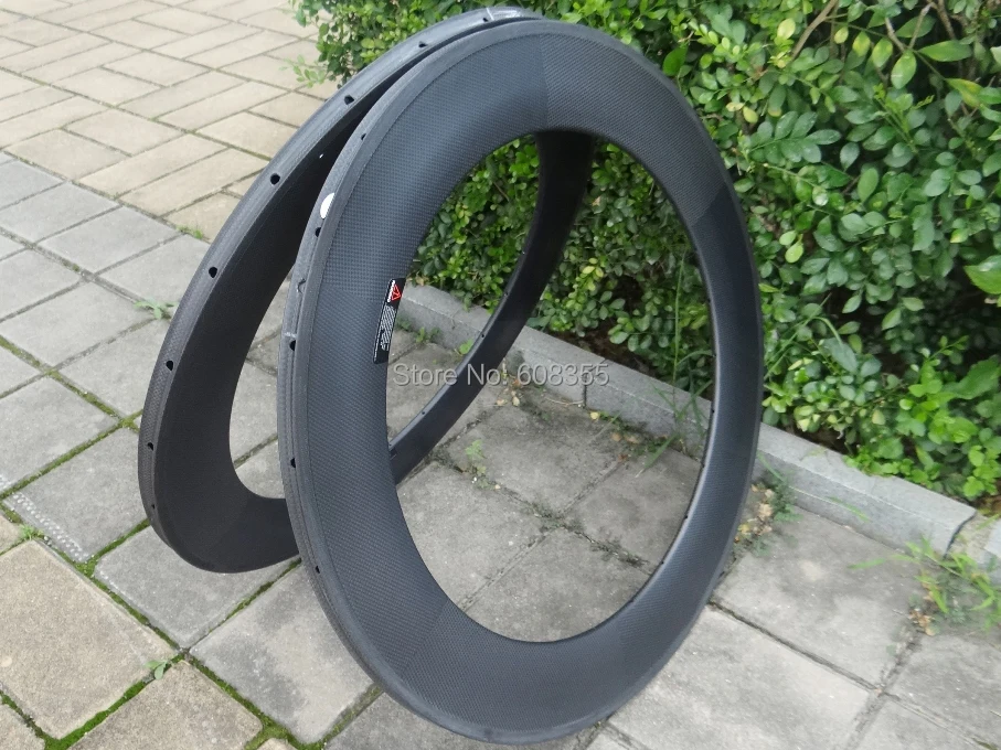 FLX-RIM-T08: углеродный матовый дорожный велосипед 700c трубчатый обод колеса 88 мм