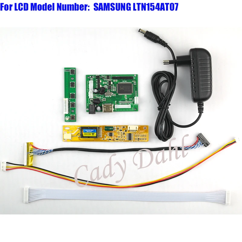 Плата контроллера HDMI + инвертор подсветки 30-контактный кабель Lvds комплект