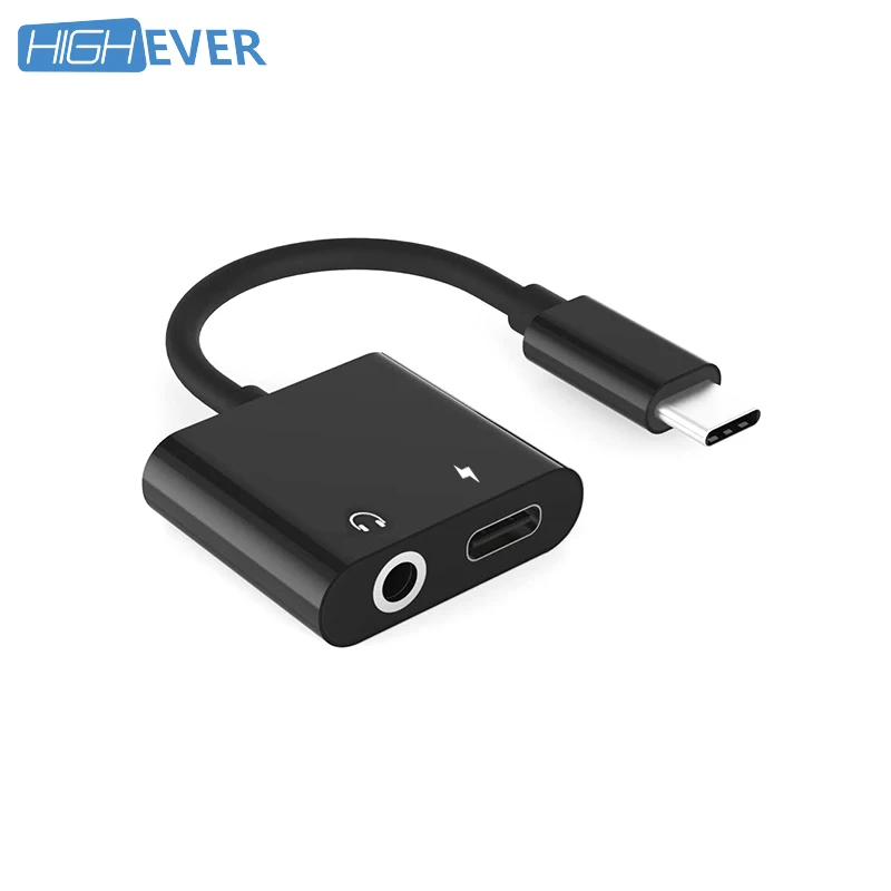 Highever usb type C до 3 5 мм разъем для наушников кабель адаптер AUX аудио Xiaomi huawei P20 mate 20 Pro