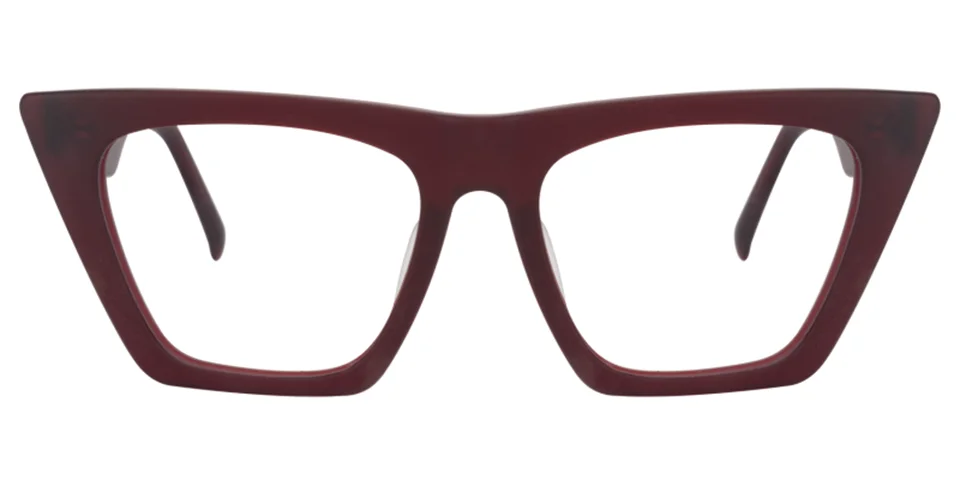 Zeelool Stylish Acetate Cat Eye Glasses Frame for Women with Non-prescription Clear Lens Cecile FP0662