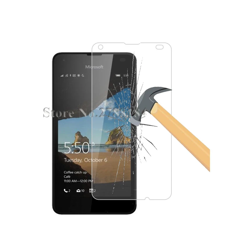 2 шт 9H 2.5D Премиум Закаленное стекло для Nokia microsoft Lumia 550 Защитная пленка для экрана стекло для Nokia Lumia 550 стекло