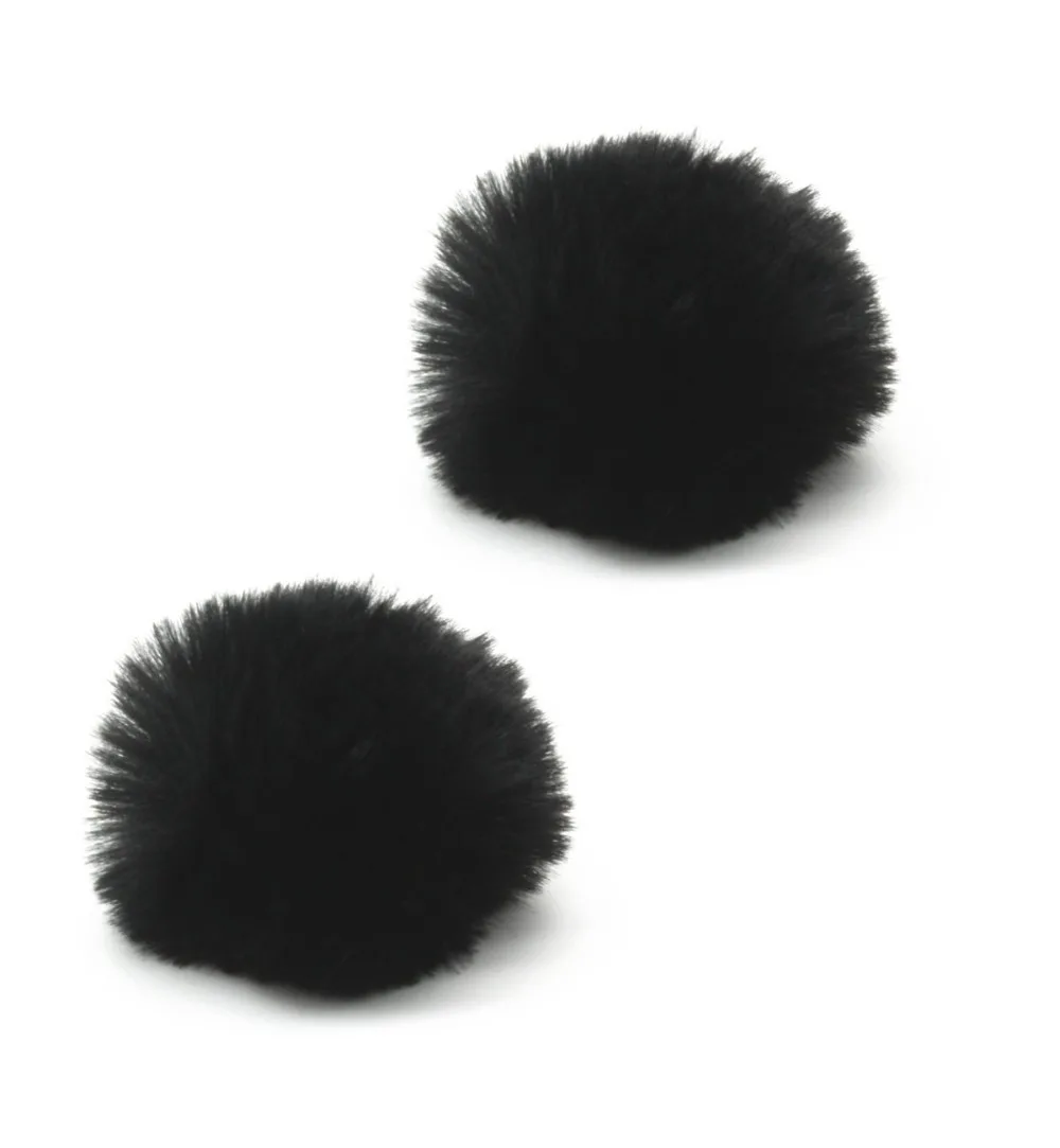 Пушистый петличный микрофон для BOYA M1 M8C WM5 WM6 WM8 M40D M40C микрофоны Saramonic UwMic9 UwMic10 - 2 упаковки