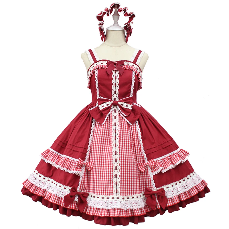 Вечернее платье Margaery's Afternoon tea ~ классическое клетчатое Lolita JSK от Alice Girl