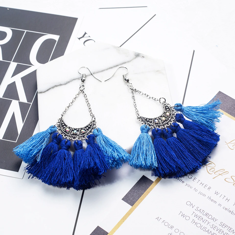 Женские Висячие серьги VIVILADY серьги-подвески ручной работы в богемном стиле