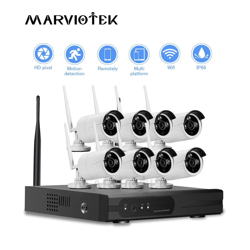 camera surveillance system wifi sets 8CH ip nvr kits CCTV Camera System Video Surveillance Systems DVR Onvif | Безопасность и