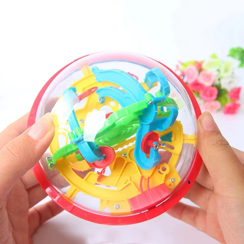 Дети Подарки 100 Шагов Большой Размер 3D Лабиринт Магия Прокатки Глобус Бал