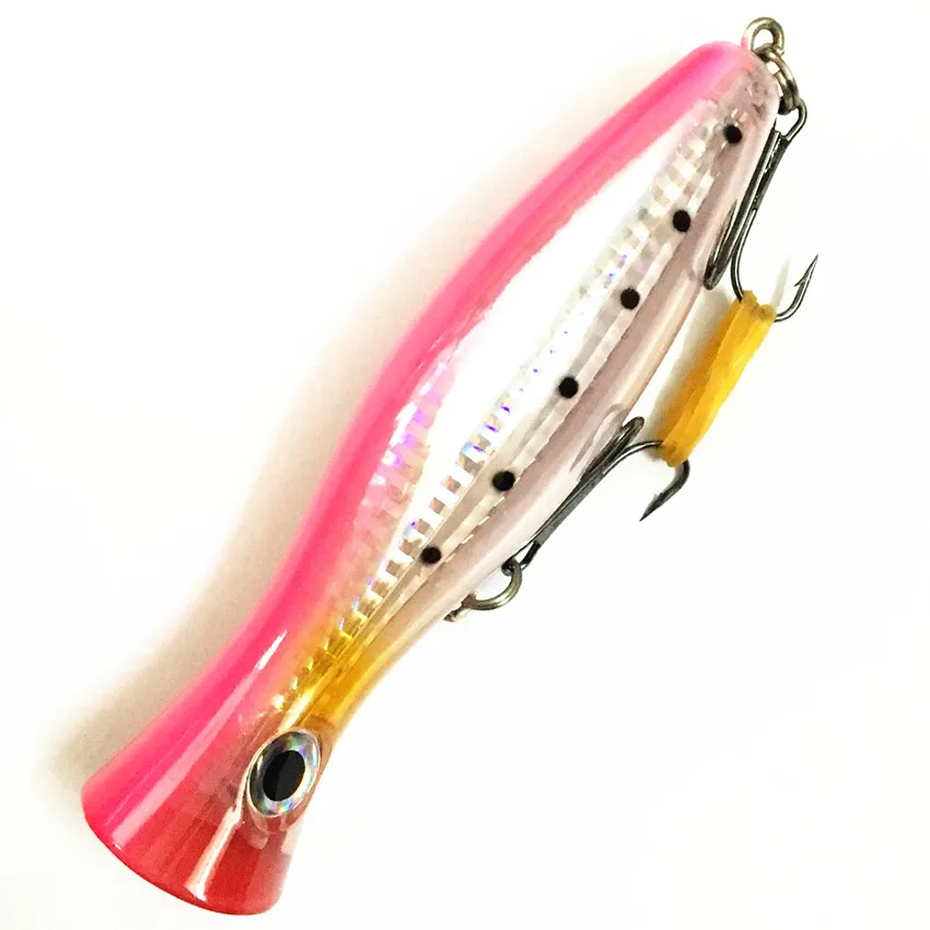 Большая приманка для рыбной ловли Поппера 12 см 43 г жесткая качественная наживка с