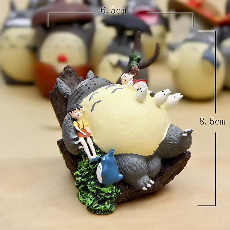 Японское аниме модель Hayao Miyazaki Мой сосед Тоторо и Мэй 9 см полимерная ПВХ