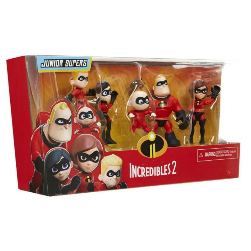Disney машинок пиксара и Мак игрушки с коробкой из мультфильма Суперсемейка по 2 Dash
