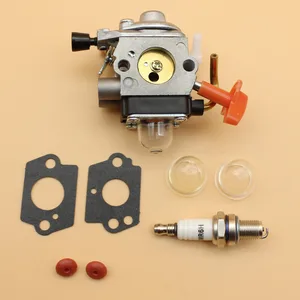 Карбюратор, праймер обратного клапана, лампы, набор свечей зажигания, подходит для STIHL FS 100 110 87 90 HL 100 HT 100 101 KM 100 90 SP 90 4-тактный триммер