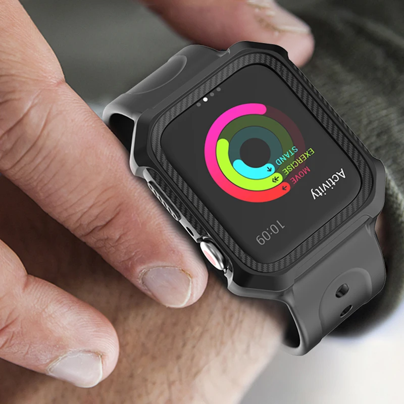 Силиконовый ремешок Laforuta для Apple Watch 44 мм 40 iWatch серии 4 спортивный браслет мужчин и