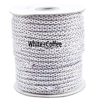 50ydsroll3 5mm whitecoffee korea polyester core waxed wax cord threadjewelry accessories bracelet string necklace rope cords