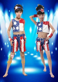 

Популярные танцевальные костюмы для мальчиков и девочек, одежда для выступлений, топ, рубашка и короткие брюки, для бальной комнаты