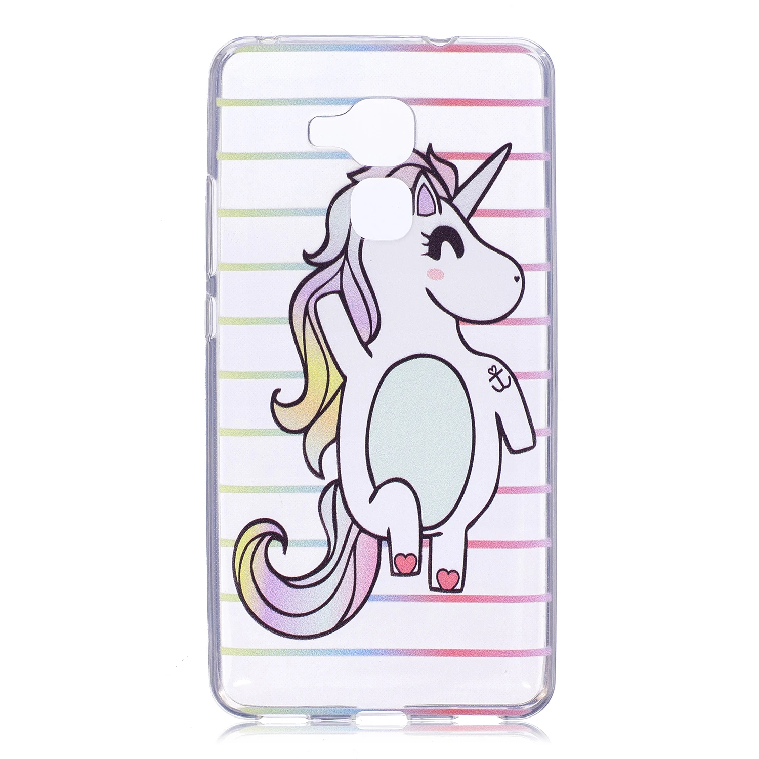 Мягкий силиконовый чехол из ТПУ для Huawei Honor 5C/7 Lite задняя крышка телефона 7 GT3/Honor7