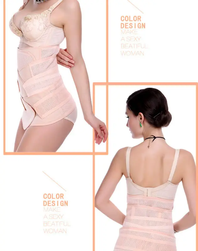 3-IN-1 Abdominal Belt Recovery Belly Abdomen Pelvis Shapewear Breathable ZS072 XXL | Мать и ребенок