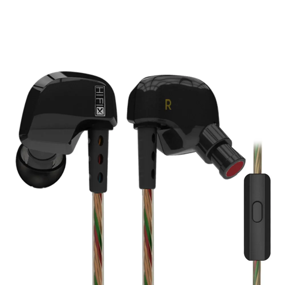 KZ HD9 Hi Fi спортивные наушники медные вкладыши с крючком микрофон для бега