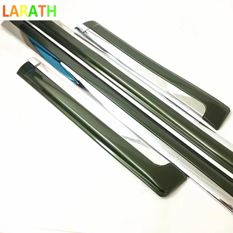 4 шт. хромированные накладки на боковые двери для Toyota Land Cruiser Prado FJ150 2010