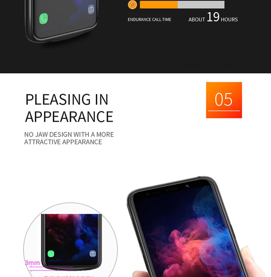 Для samsung Galaxy S9 Plus S8 Plus Note 8 Note 9 мягкий чехол для зарядки телефона из ТПУ чехол для зарядного устройства