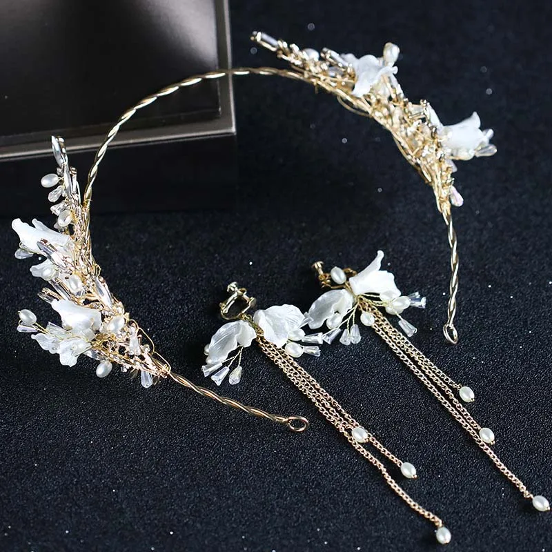 FORSEVEN цветок головной убор повязка на голову длинное пальто с кисточками для