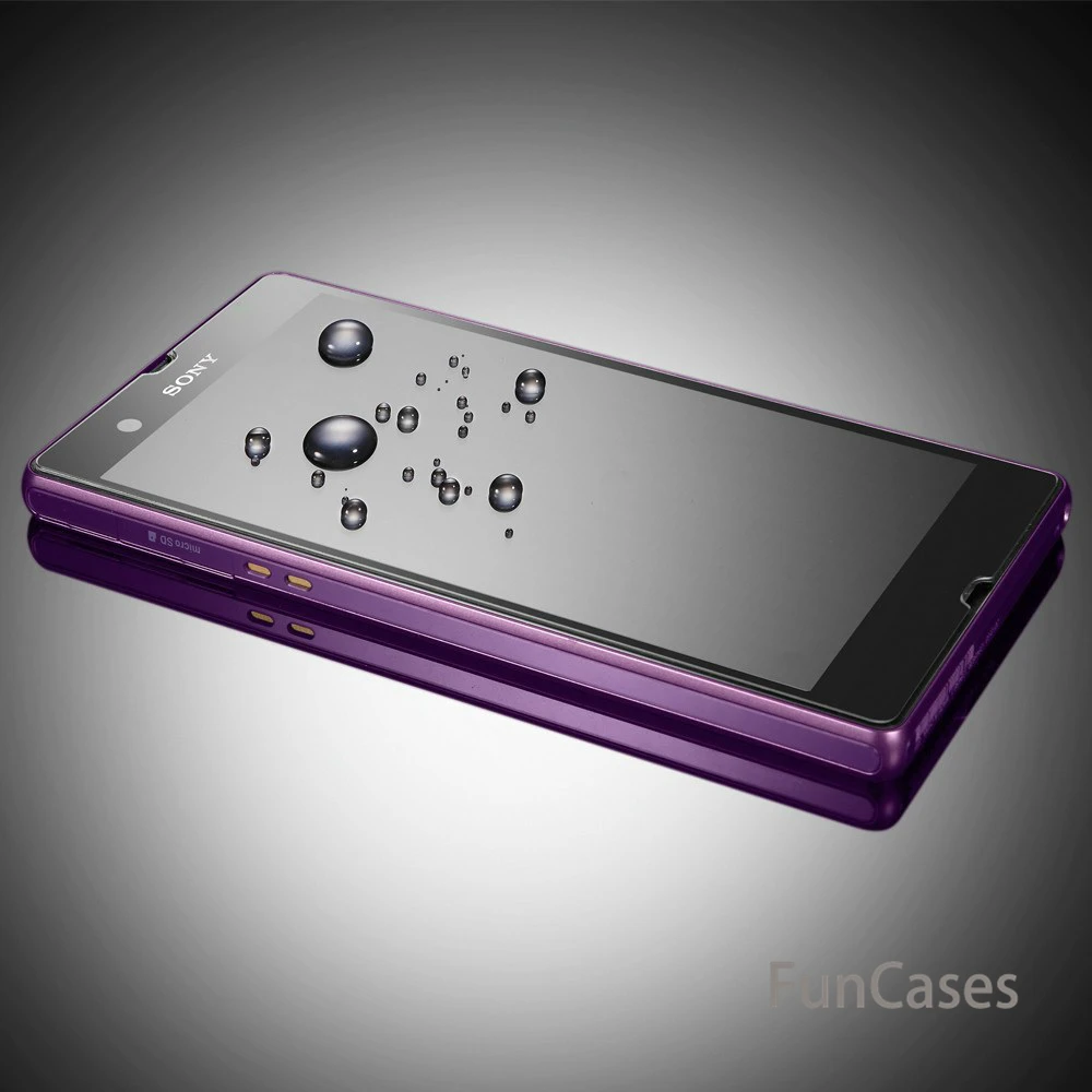 С уровнем твердости 9H закаленное Стекло для sony Xperia Z1 Z2 Z3 Z4 Z5 компактный