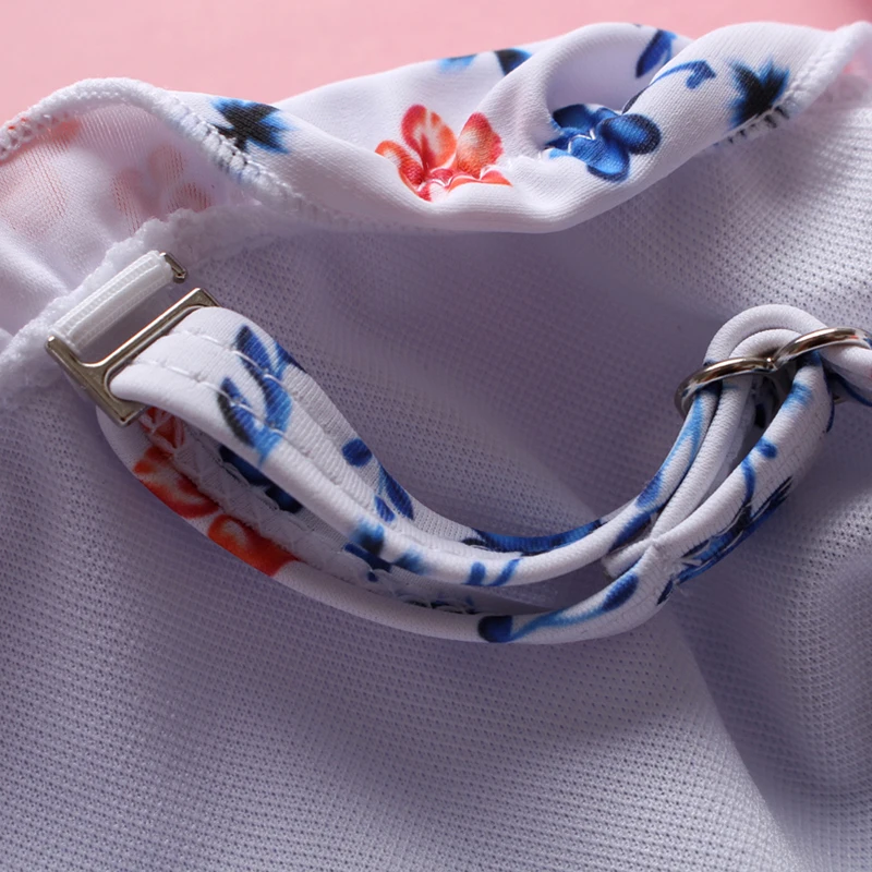 

Sexy Bandeau Bikini Women Swimsuit Floral Print Low Waist Beachwear Brazilian Biquini Bathing Suit Maillot de Bain Female