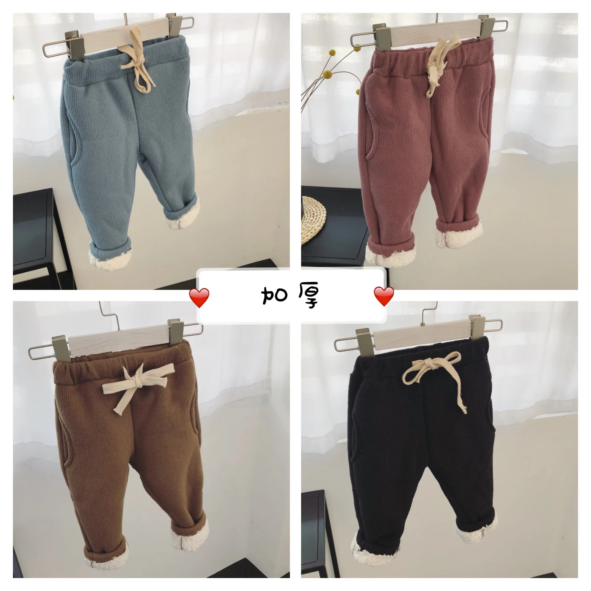 Брюки для годовалых девочек; эластичные однотонные Повседневные детские Плотные хлопковые брюки; От 1 до 6 лет; детские брюки для маленьких мальчиков; сезон осень-зима