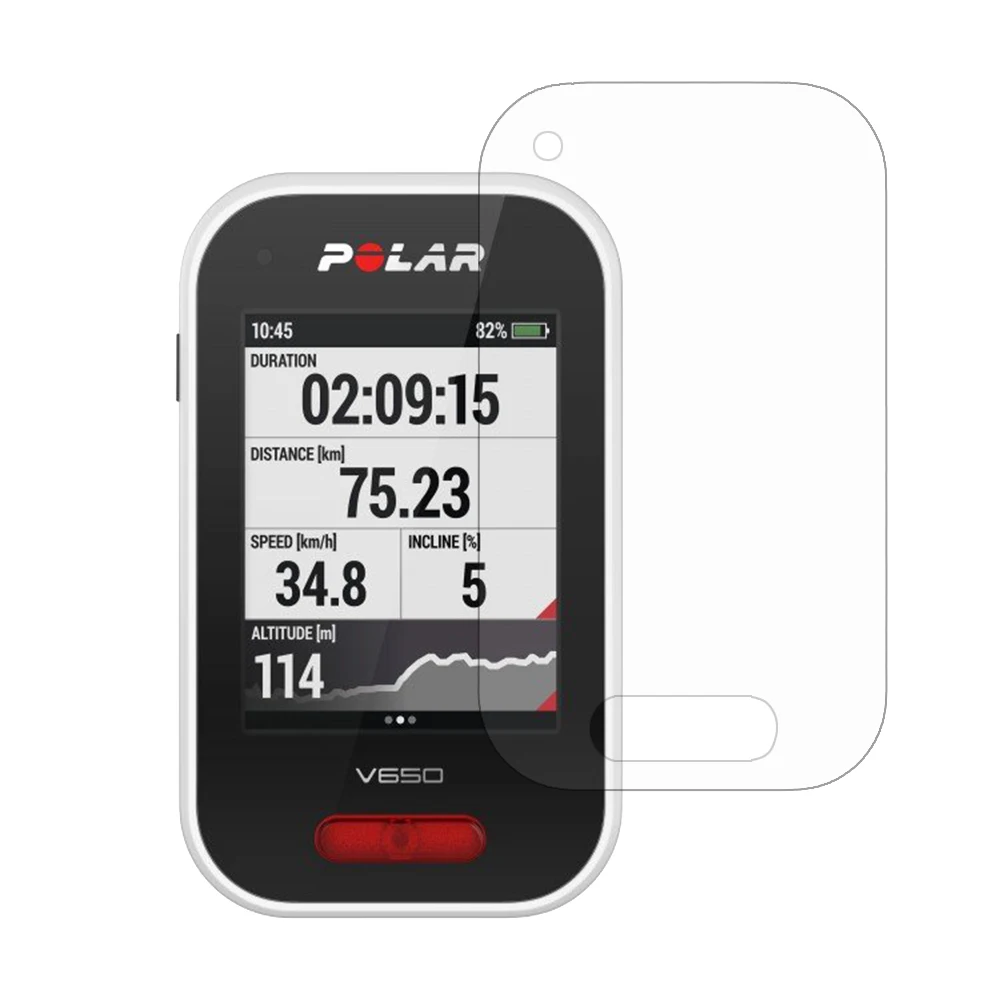 

3x Clear LCD Screen Protector Cover Shield Film Skin for Bycicle GPS Polar V650 Road/Mountain Bike Cycling Computer Accessories