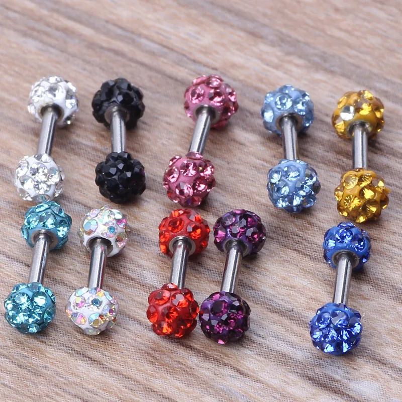 JUNLOWPY CZ драгоценные камни ухо хрящ Tragus женщины спиральный для хряща пирсинг