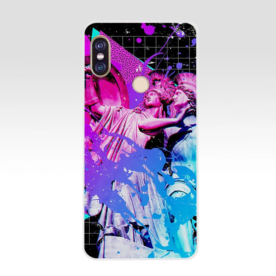 179FG Vaporwave эстетичный Мягкий Силиконовый ТПУ чехол для телефона xiaomi redmi 5A 8 8A 5Plus note 5