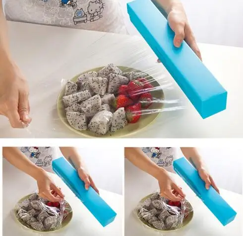 Домашний Фольга устройство для отрезания пищевой пленки Обёрточная бумага