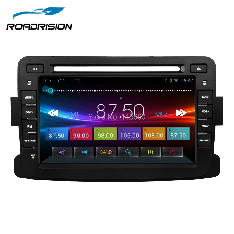 RoadRision 7 дюймов Автомобильный dvd плеер Android 6 0 для Dacia Duster Logan Sandero Dokker Lodgy головное