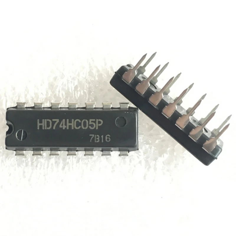 10 шт. HD74HC05AP DIP14 HD74HC05 74HC05AP DIP SN74HC05N 74HC05N 74HC05 Новый и оригинальный IC Бесплатная