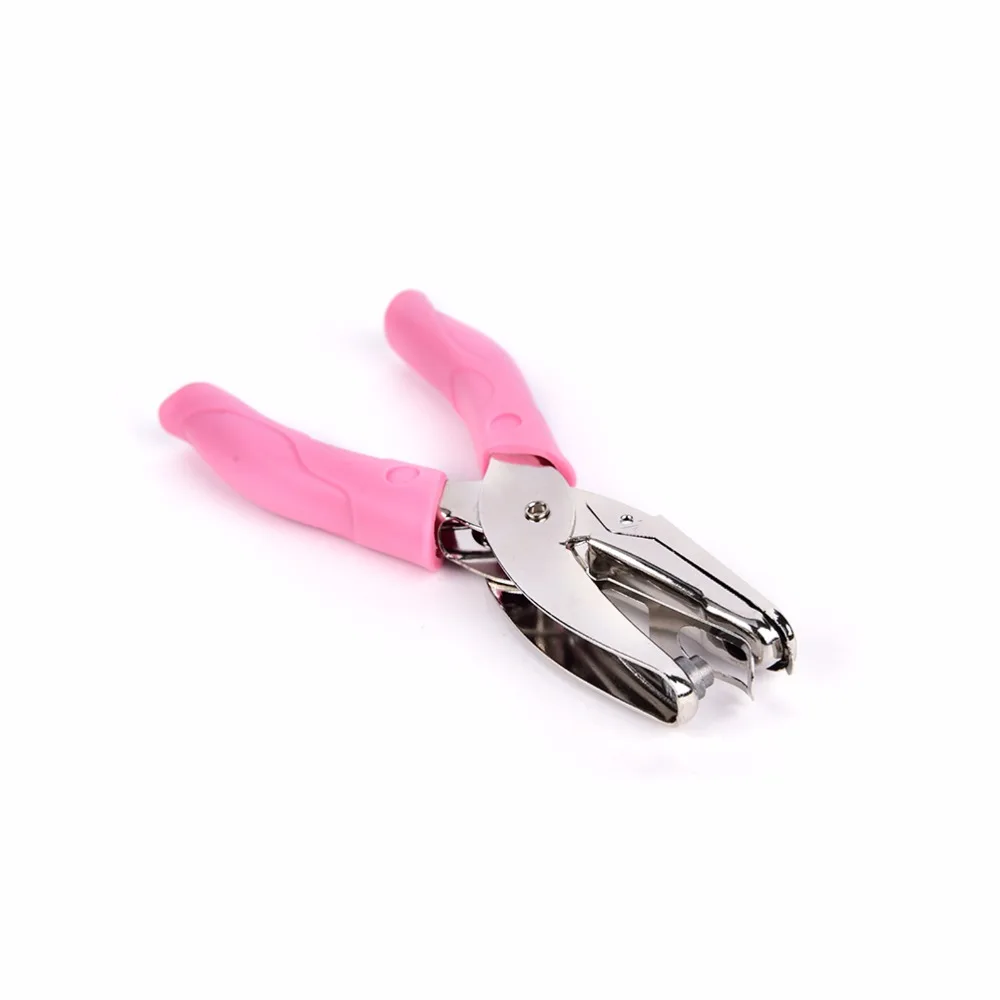 Ноутбук перфоратор ручной инструмент с розовой ручкой ручное круглое отверстие