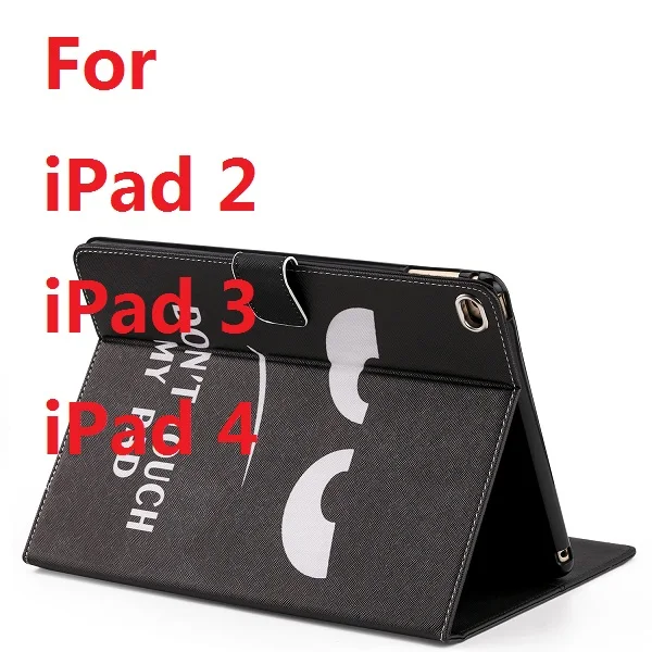 Angry шаблон Smart Sleep чехол для iPad New iPad iPad 9,7 дюймов мини, на возраст 1, 2, 3, 4, iPad Air 1 2 Pro 9,7 10,5 11 дюймов iPad 234 чехол - Цвет: For iPad 2 3 4