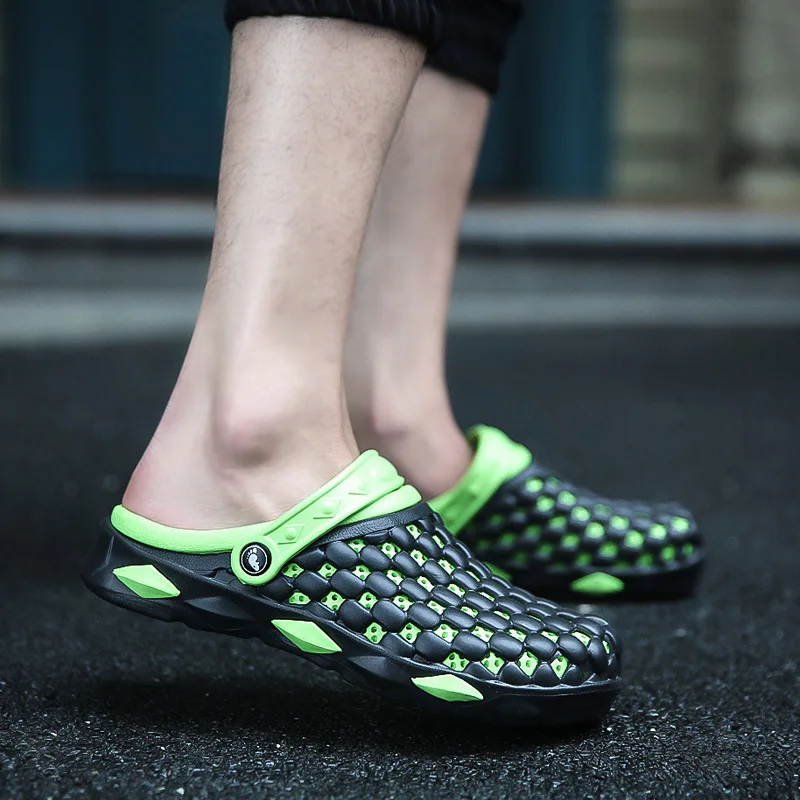 Мужская обувь Crocs 2019 летние мужские шлёнпанцы Shoes для мужчин|Сандалии| |