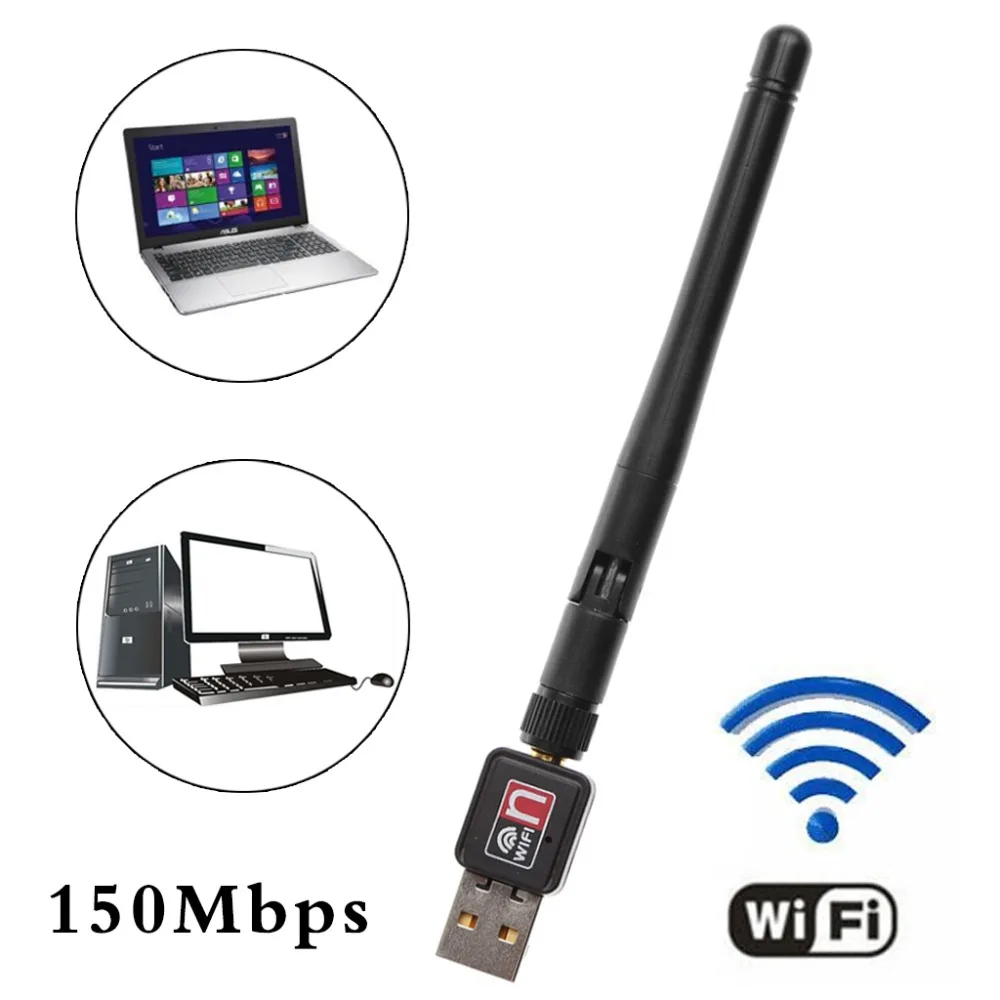 150 Мбит/с мини USB Сетевая LAN Карта Wi Fi беспроводной адаптер с антенной 802.11n/g/b C26|wireless