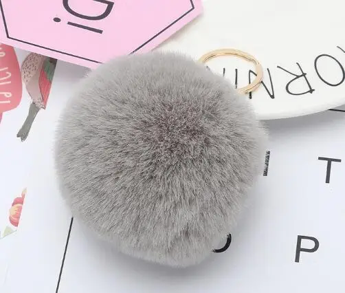 1 шт./лот женский модный брелок в Корейском стиле с помпонами и помпоном |