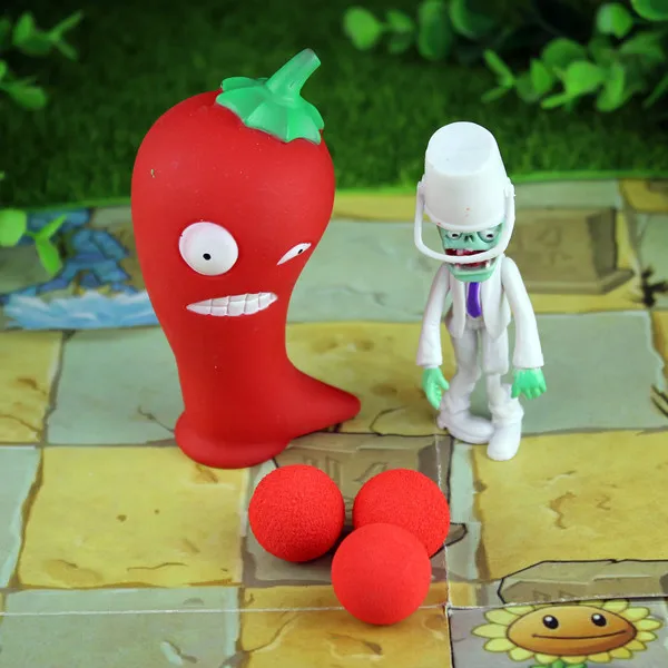 28 шт. новая игра PVZ Растения против Зомби Peashooter ПВХ фигурка модель игрушки Аниме Фигурка горох Подсолнух Дыня 10 см - Цвет: 12