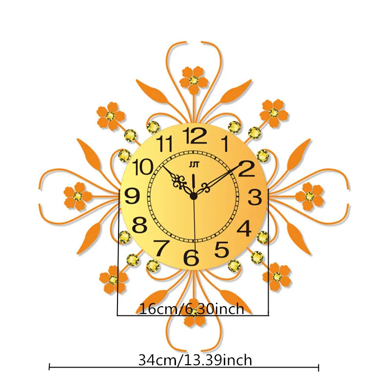 Хит продаж 2018 современные металлические бесшумные круговые настенные часы