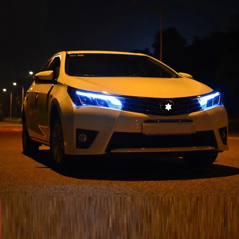 Ходовая лампа боковой сигнал поворота Стайлинг внешние Luces Para автозапчасти Cob