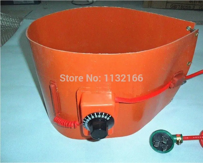 110V 1740mm*125mm Silicon Band Drum Heater Oil Biodiesel Plastic Metal Barrel Electrical Wires | Обустройство дома