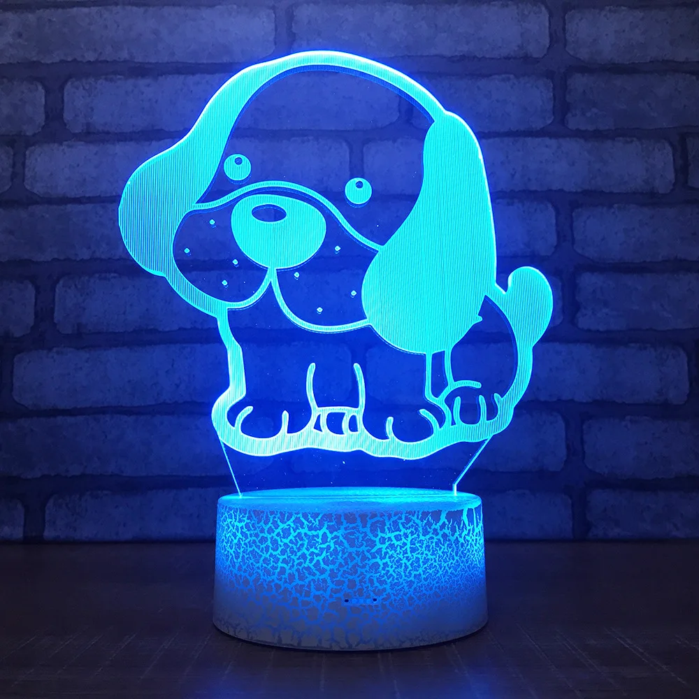 Оптовая продажа подарочная Usb 3d лампа креативная домашняя Светодиодная