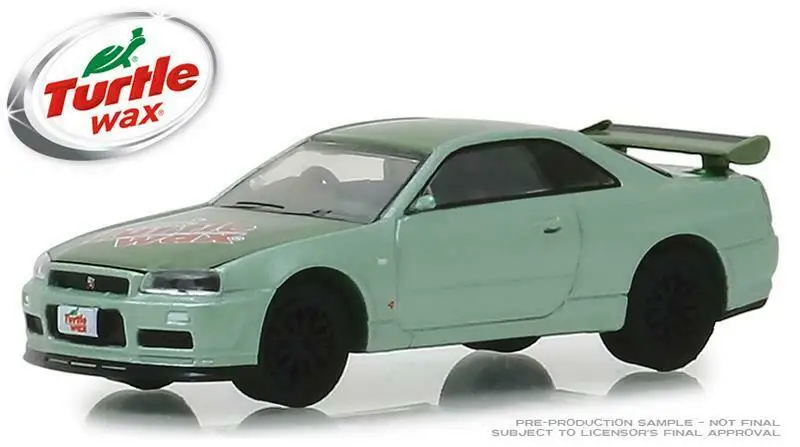 GreenLight 1:64 2000 НСРБ в SKYLINE GT R R34 BN 30017 сплав игрушечный автомобиль игрушки для детей