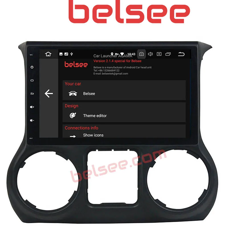 Belsee 10 1 экран Android 9 0 Автомагнитола стерео навигация для Jeep Wrangler JK 2011 2012 2013 2014 2015 2016