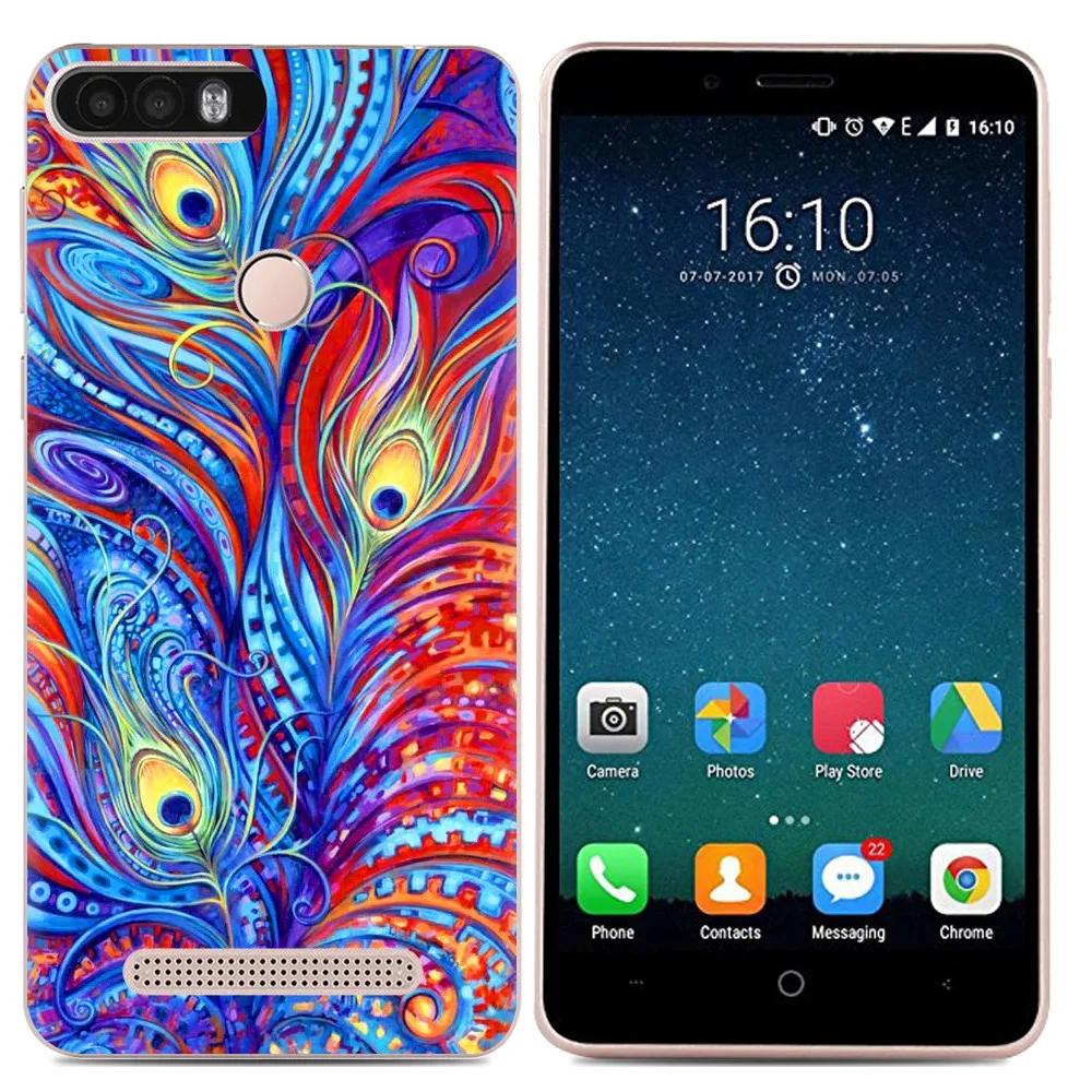 Phone Case For Leagoo kiicaa power 5 inch Cute Cartoon High Quality Painted TPU Soft Silicone Cover |